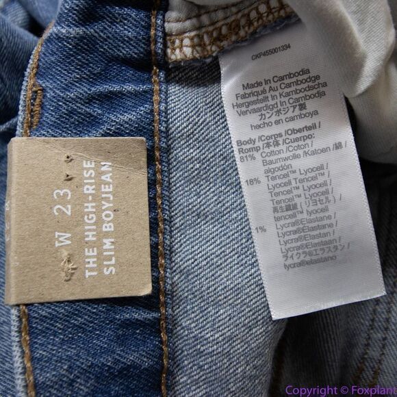 NEW Madewell High-Rise Slim Boyjean in Neal Wash: TENCEL™ Denim, 23 - Picture 16 of 16